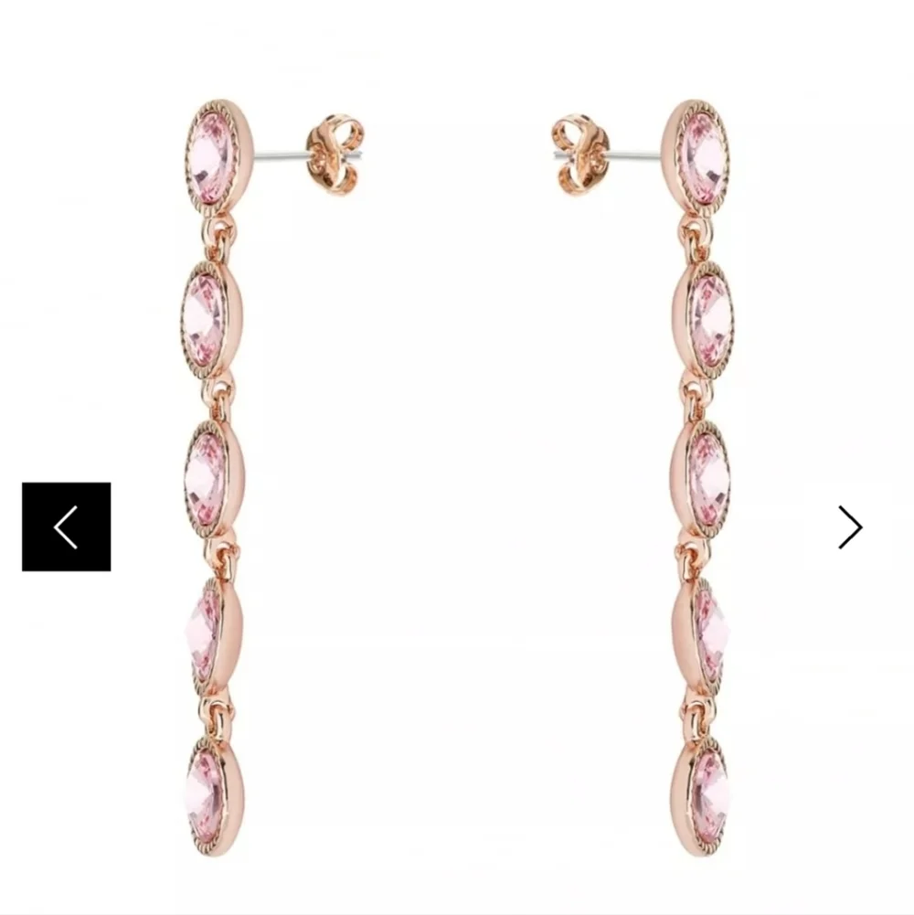 Ted Baker Rose Gold Rizza Rivoli Crystal Earrings